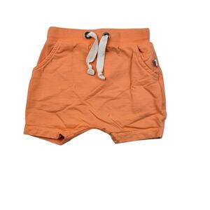 RuggedButts Orange Pocket Shorts, 18/24m